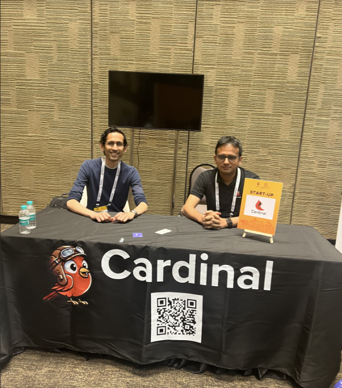 Ruchir and Kunal at KubeCon Hyderabad